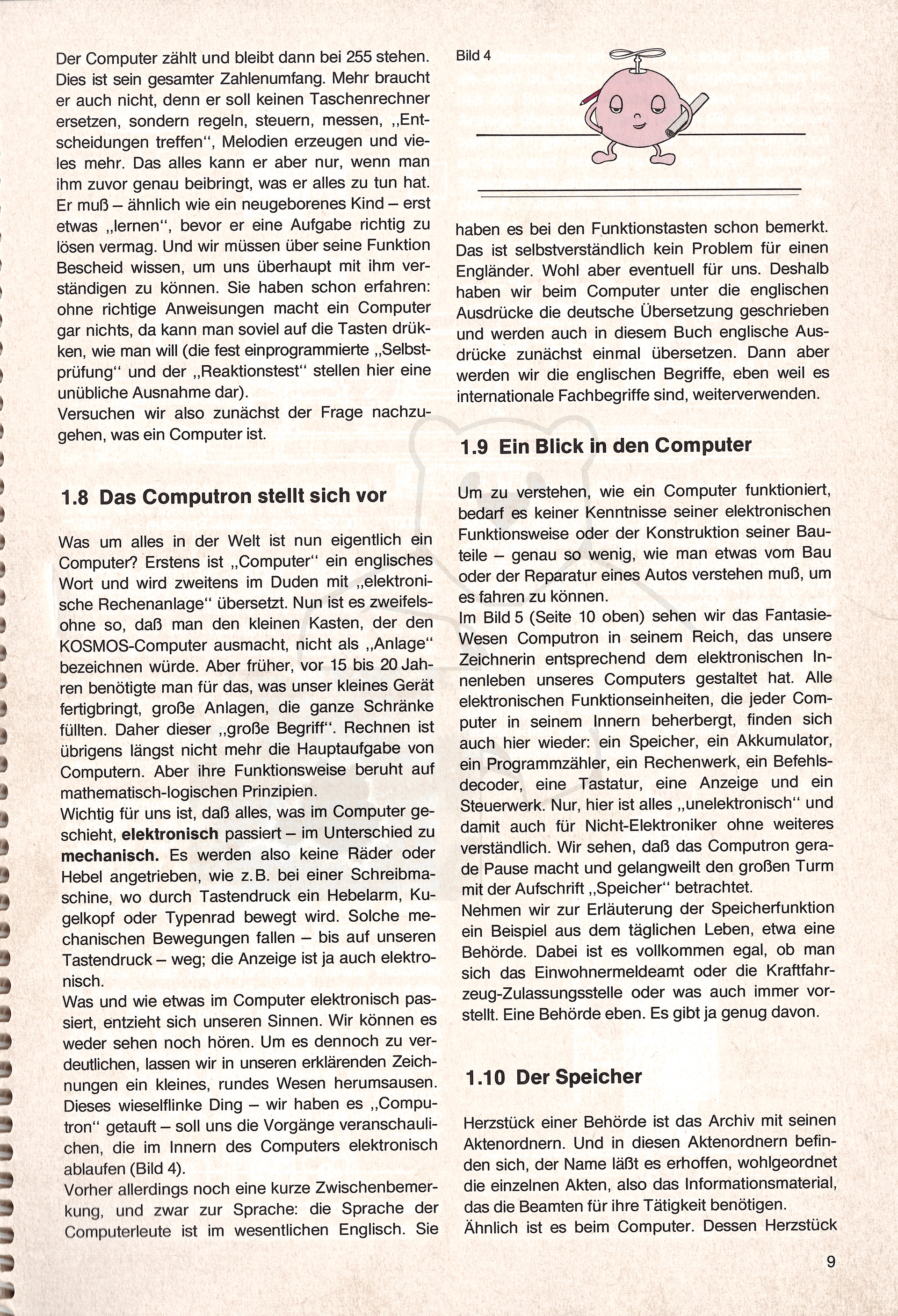 Kosmos Computer Praxis Handbuch Seite 9